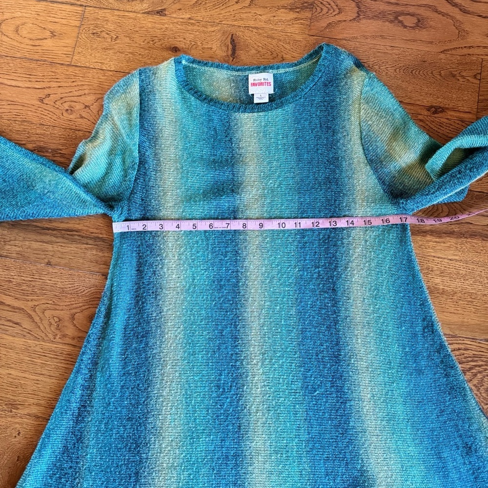 Ruby Rd Striped‎ Tunic Sweater - Picture 5 of 9